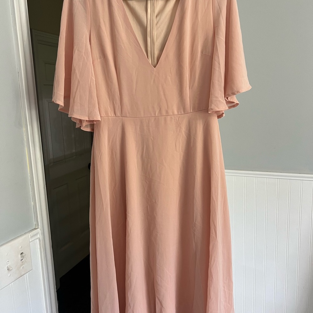 light pink/champagne dress